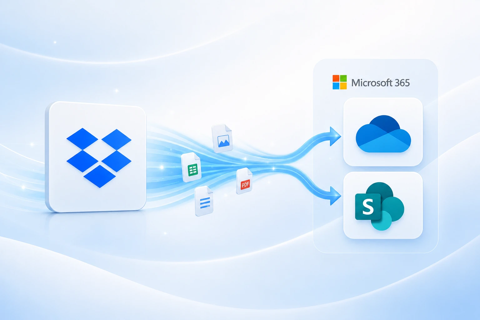Dropbox to Microsoft 365 Migration: Move Files to OneDrive and SharePoint